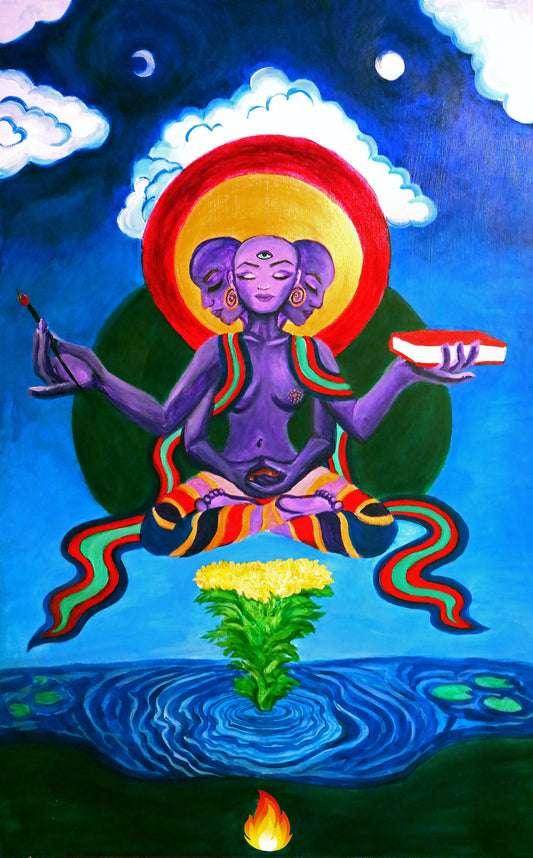 The Goddess of Wisdom Customized Canvas Art Print